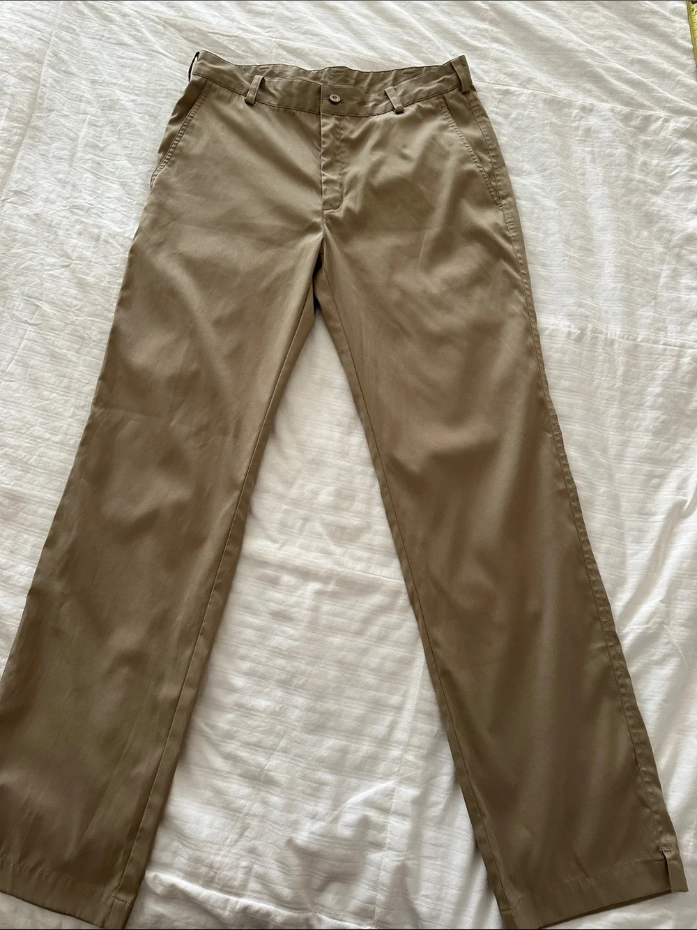 Nike Khaki/Tan Golf Pants Dri-FIT